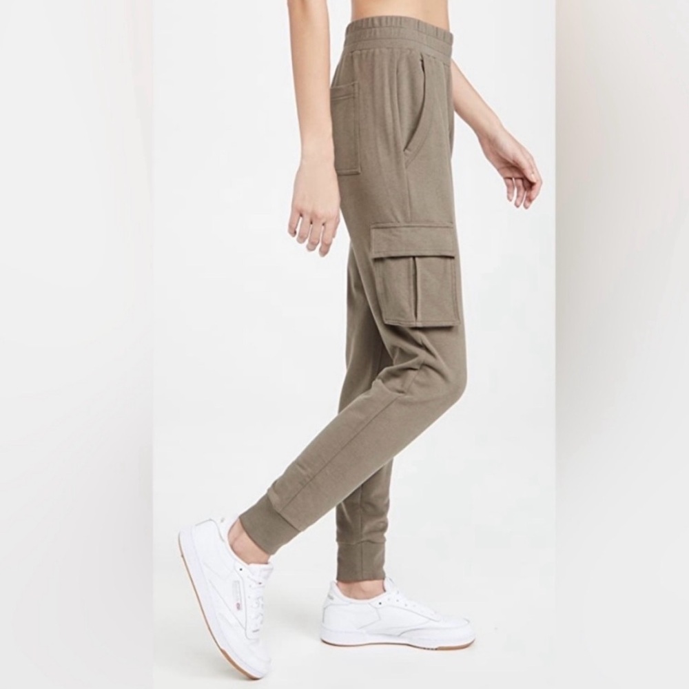 Alo Unwind Jogger Cargo Sweatpants In Shadow Gray Pockets Size Large